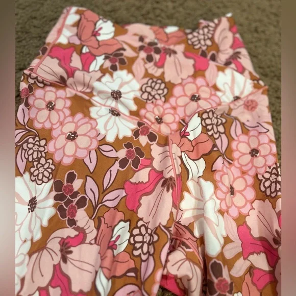 Aerie OFFLINE Real Me Floral Crossover 7/8 Leggings Size Small - Picture 4 of 6